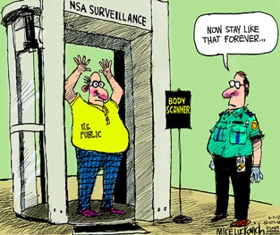 NSA surveillance - TSA goons destroying America